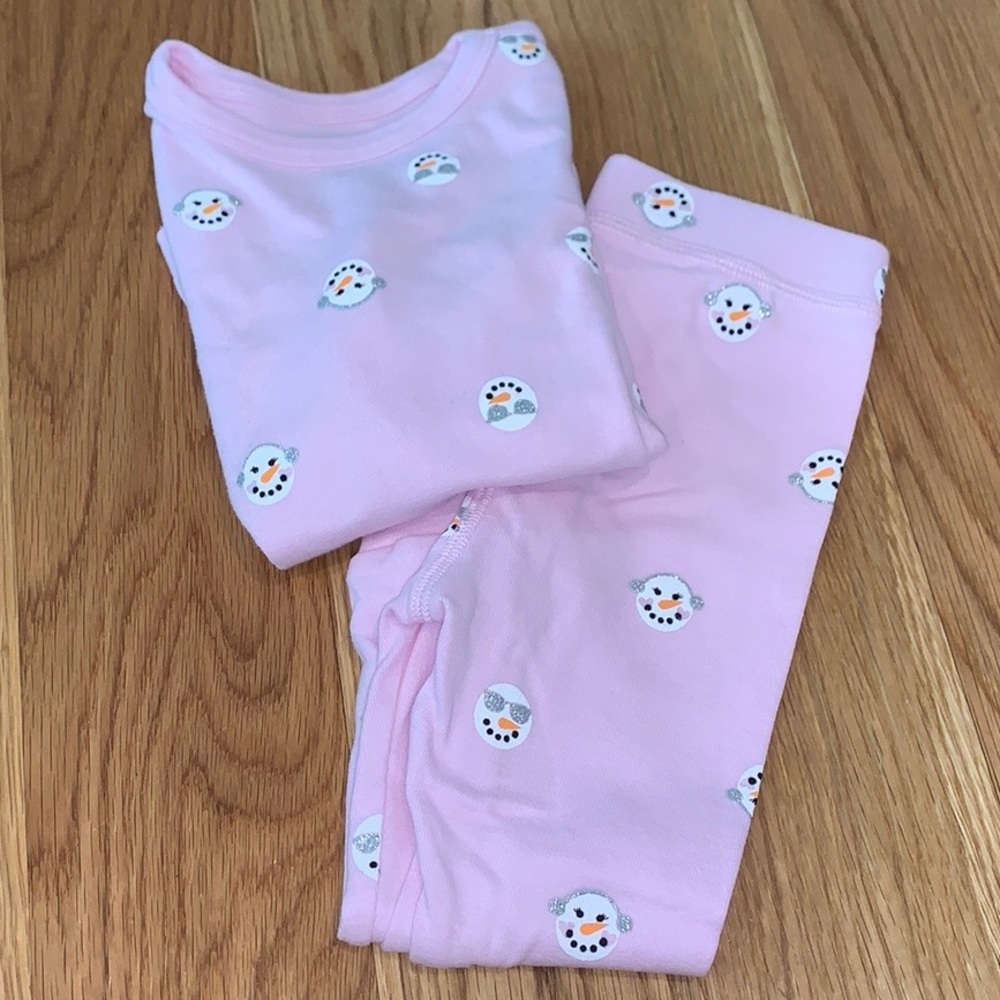j. crew little girl holiday pajamas